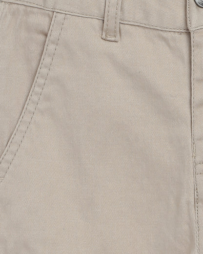 Chicco Beige Trouser-Solid-Cotton-For Infants