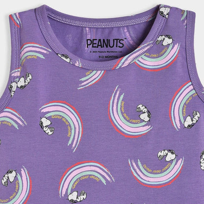 Mi Arcus Multicolored Vest-Peanuts-Cotton-Pack of 3-For Infants