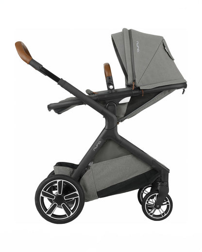 Nuna Demi Grow Baby Stroller & Sibling Seat Combo-Stroller Features (Height Adjustable Parent Handle Bar, Reversible Seat, Upto 22 Kg)-Sibling Seat Features (Removable Head Support, Three Recline Positions, Upto 15 Kg)-Oxford