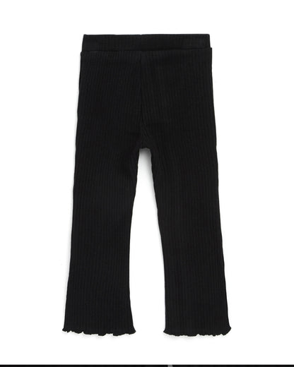 Chicco Black Legging-Solid-Cotton-For Infants