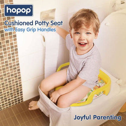 Hopop Baby Potty Seat-With Soft Cushioning & Side Handles-6 to 48M-Sleepy