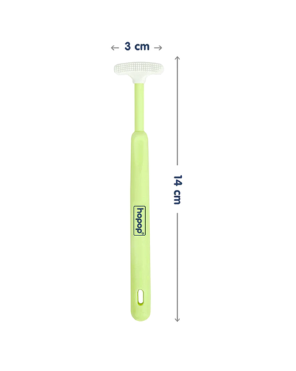 Hopop Baby Tongue Cleaner-Ergonomic Design-Green