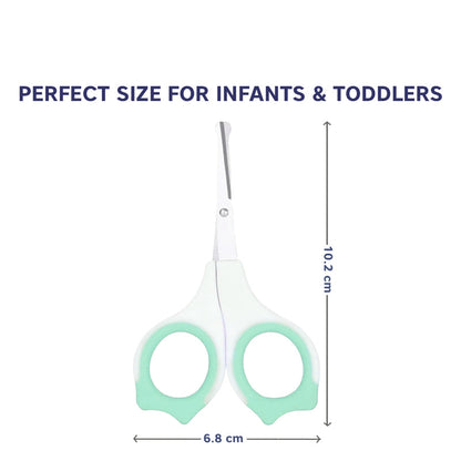 Hopop Baby Nail Scissor-With Rounded Tips-0 to 12M-Green