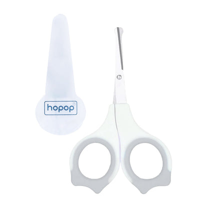 Hopop Baby Nail Scissor-With Rounded Tips-0 to 12M-Grey