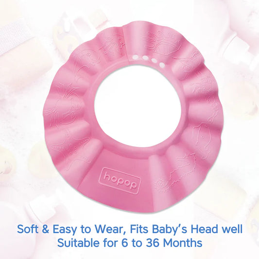 Hopop Shampoo Repellant Shower Cap-Pink