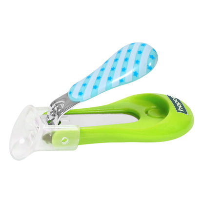 Hopop Nail Clipper-With Skin Guard-Green Check