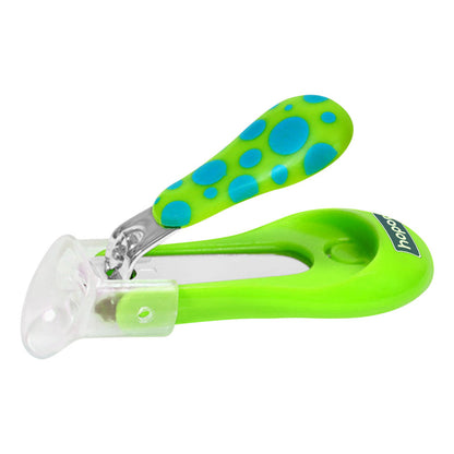 Hopop Nail Clipper-With Skin Guard-Green Dot