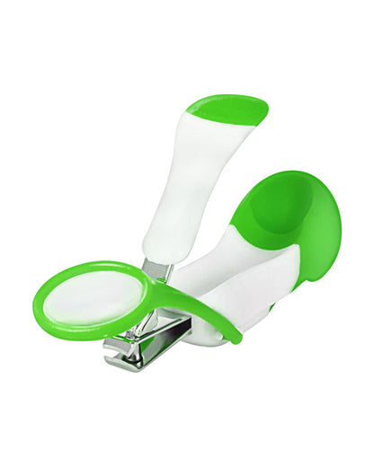 Hopop Nail Clipper-With Magnifying Zoom Lens-Green