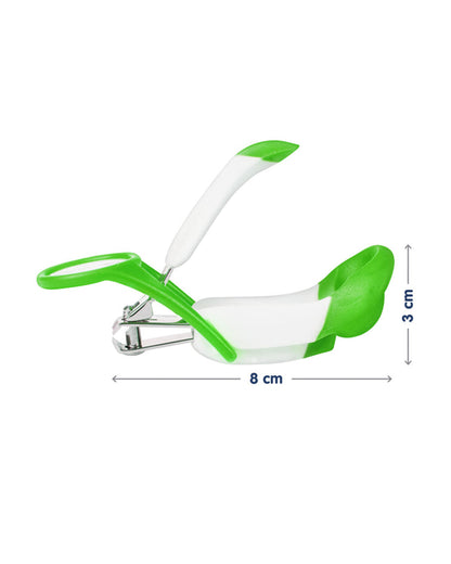 Hopop Nail Clipper-With Magnifying Zoom Lens-Green