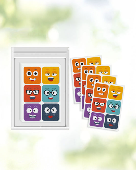 Hopop Smiley MoZzbito Mosquito Repellent Patches-Upto 12 Hours Protection-For Infants-24 Patches