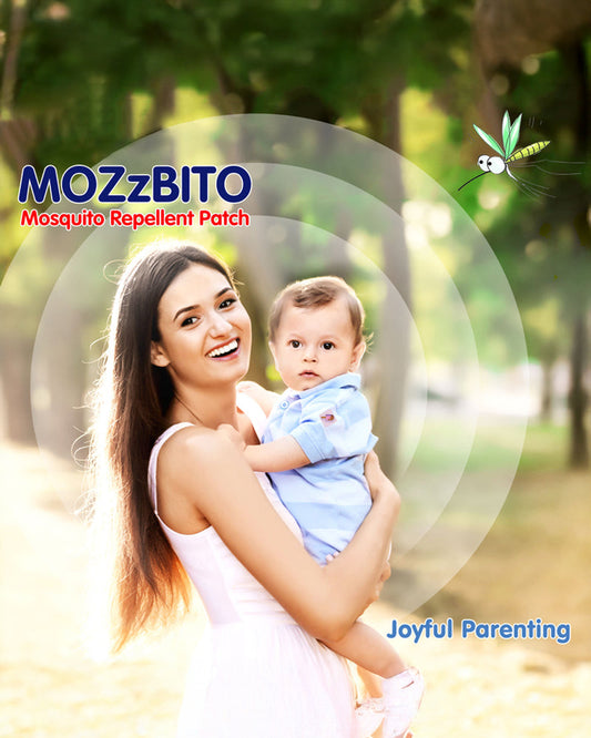 Hopop Smiley MoZzbito Mosquito Repellent Patches-Upto 12 Hours Protection-For Infants-24 Patches