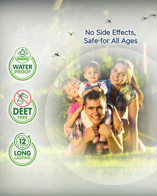 Hopop Under The Sea MoZzbito Mosquito Repellent Patches-Upto 12 Hours Protection-For Infants-24 Patches