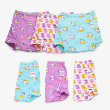 SuperBottoms Bummy World Cloth Diapers-Padded Underwear-100% Cotton-Washable & Reusable-Pack of 6