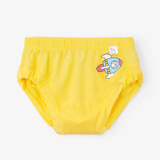 SuperBottoms Lavender, Yellow & Blue Briefs-Solid-Bamboo Cotton-For Infants