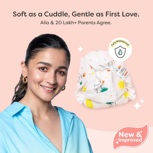 SuperBottoms Premium Muslin Dry Feel Nappy-Muslin-Washable & Reusable-Pack of 12