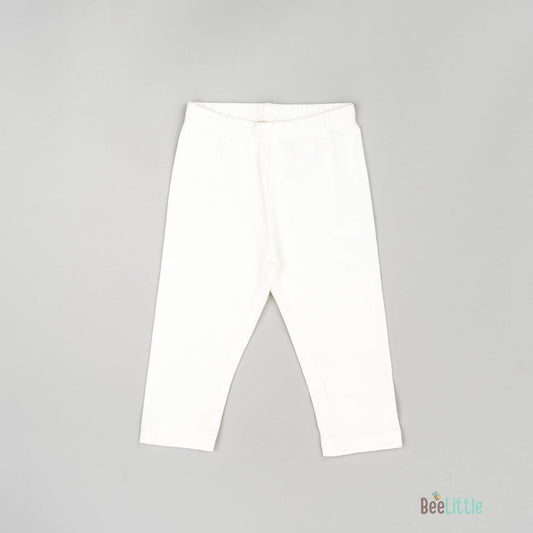 BeeLittle White & Blue Trousers-Blues-Cotton-For Infants