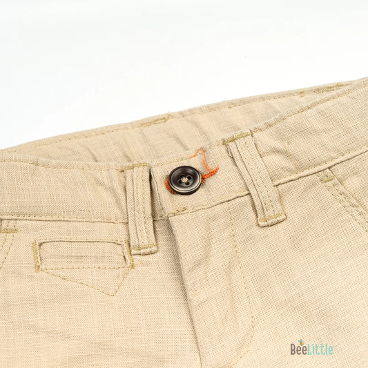 BeeLittle Beige Trousers-Cotton-For Infants