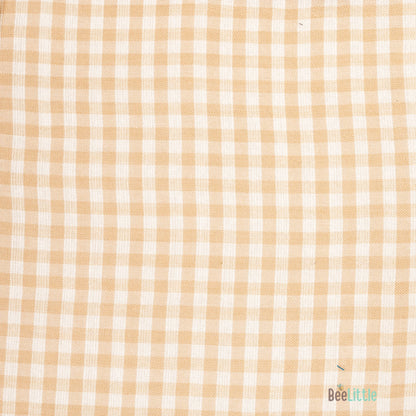 BeeLittle Peach Jhabla Set-Tiny Checks-Cotton-For Infants