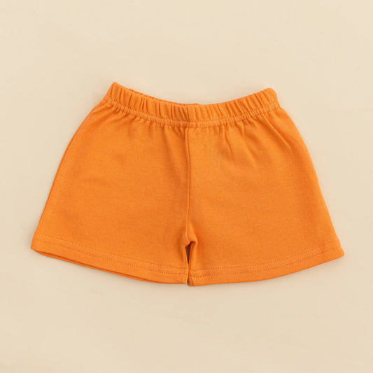 BeeLittle White & Orange Jhabla Set-Playful Dino-Cotton-For Infants