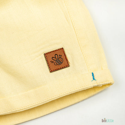 BeeLittle Yellow Shorts-Cotton-For Infants