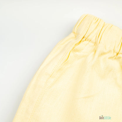 BeeLittle Yellow Shorts-Cotton-For Infants