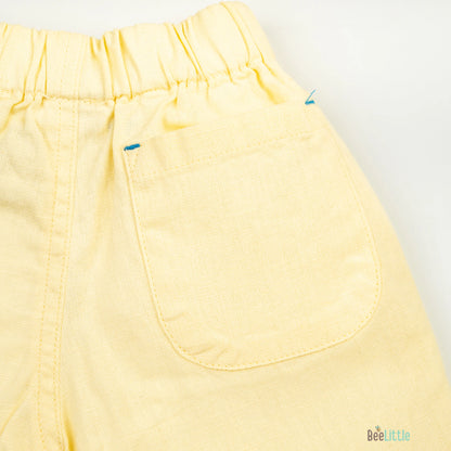 BeeLittle Yellow Shorts-Cotton-For Infants