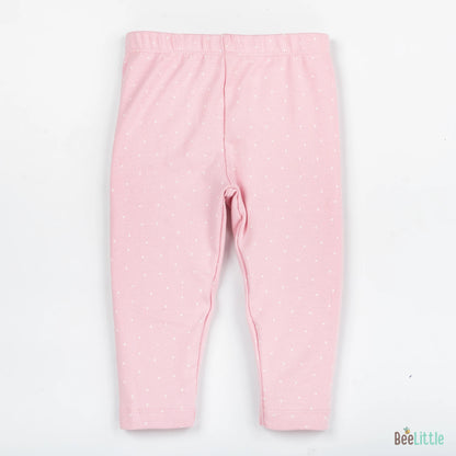 BeeLittle Pastel Pink Leggings-Cotton-Pack of 3-For Infants