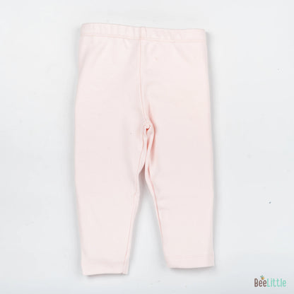 BeeLittle Pastel Pink Leggings-Cotton-Pack of 3-For Infants