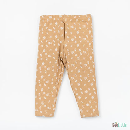 BeeLittle Tan Leggings-Autumn-Cotton-Pack of 2-For Infants