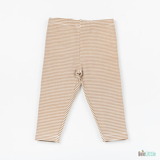 BeeLittle Tan Leggings-Autumn-Cotton-Pack of 2-For Infants