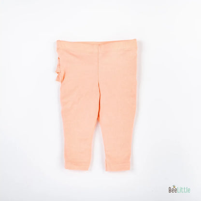 BeeLittle Peach & White Smart Casuals-Under the Sea-Cotton-For Infants