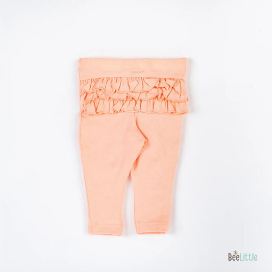 BeeLittle Peach & White Smart Casuals-Under the Sea-Cotton-For Infants