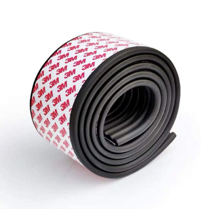 BabySafeHouse Wide Flat Edge Guard Strip-3M Adhesive-for All Type of Surface-Baby Proofing-Black