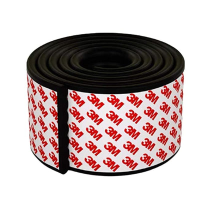 BabySafeHouse Wide Flat Edge Guard Strip-3M Adhesive-for All Type of Surface-Baby Proofing-Black