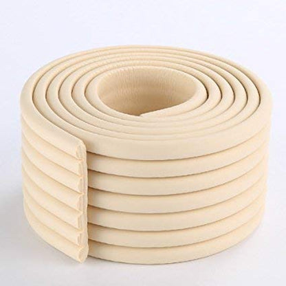 BabySafeHouse Wide Flat Edge Guard Strip-3M Adhesive-for All Type of Surface-Baby Proofing-Beige