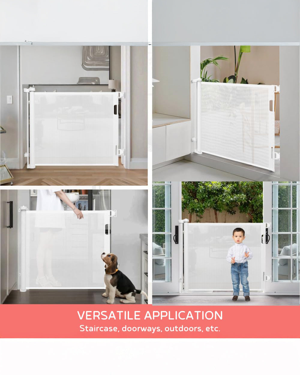 BabySafeHouse Safety Gate-Ideal For Locking Stairways Doorways