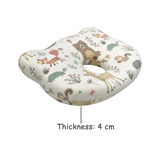 Abracadabra Baby Memory Foam Pillow-Prevents Flat Head Syndrome-Eases Neck Tension of Baby-Bambi & Friends-For Infants