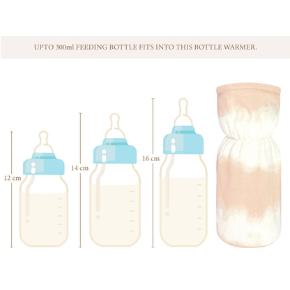 Crane Baby Feeding Bottle Warmer/Cover-With Sherpa Lining-2 Hour Heat Insulation-Fits upto 300 ml Bottle-Parker-Pack of 2