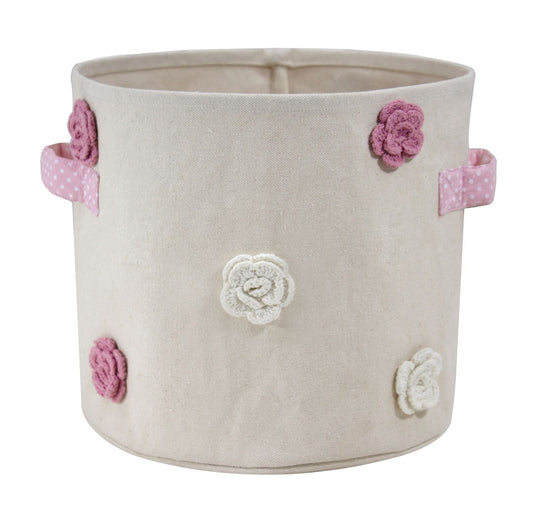 Abracadabra Storage Basket-For Clothes & Toys-With Handles-Pack of 2-Vintage Floral