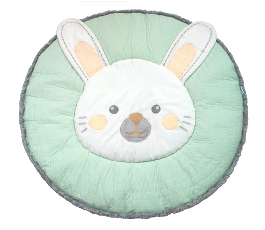 Abracadabra Rabbit Quilted Playmat-Ultra Soft-Improves Tactile Stimulation-0M+