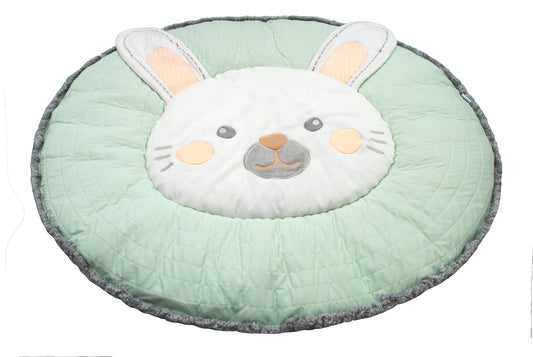 Abracadabra Rabbit Quilted Playmat-Ultra Soft-Improves Tactile Stimulation-0M+