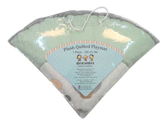 Abracadabra Rabbit Quilted Playmat-Ultra Soft-Improves Tactile Stimulation-0M+