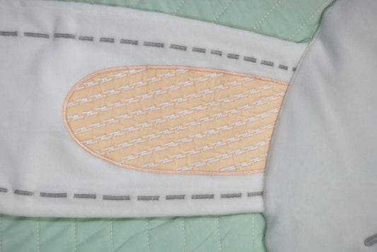 Abracadabra Rabbit Quilted Playmat-Ultra Soft-Improves Tactile Stimulation-0M+