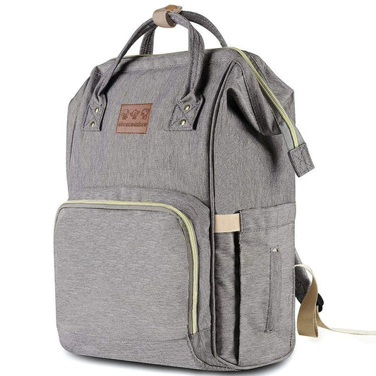 Abracadabra Diaper Bag-Backpack-With Anti Theft Compartment-Grey