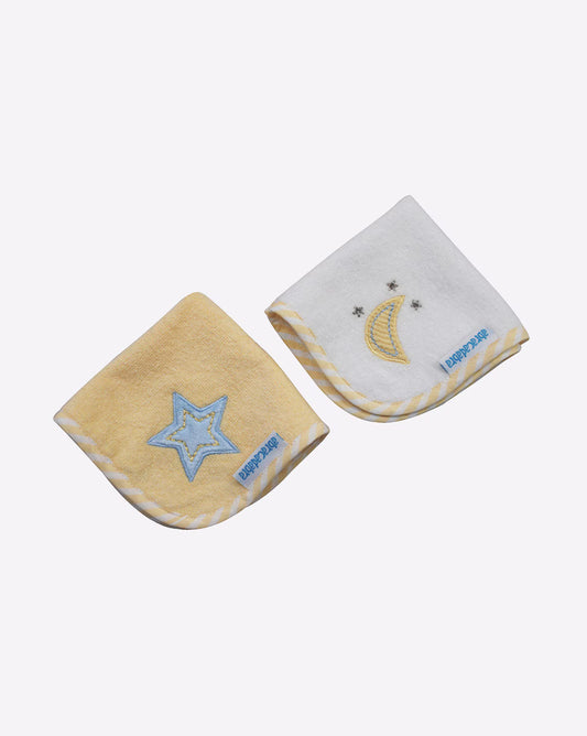 Abracadabra Hooded Baby Bath Towel Set-100% Terry Cotton-With 2 Face Washers-Naptime Teddy