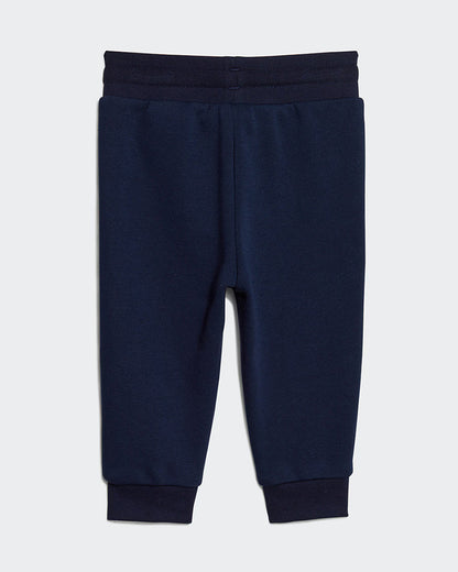 Adidas Kids Navy Blue Tracksuit-Solid-Cotton-For Infants
