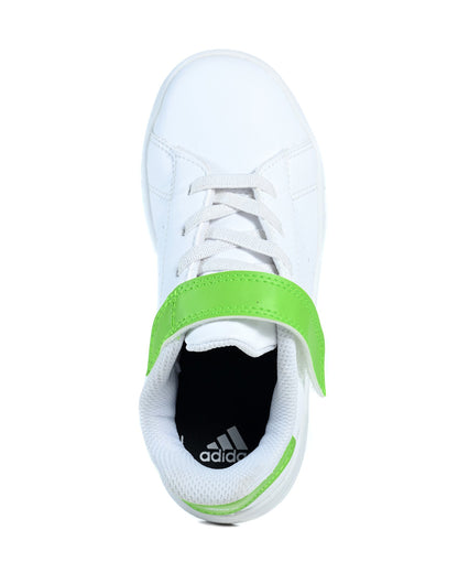 Adidas White Affab 1.0 I Velcro Shoes For Infants