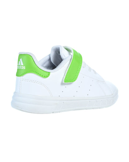 Adidas White Affab 1.0 I Velcro Shoes For Infants