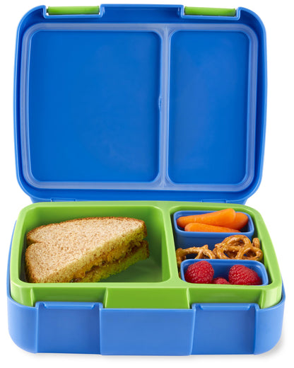 Skip Hop Zoo Style Bento Lunch Box-With Microwave Safe Tray-Dino-For Feeding Infants