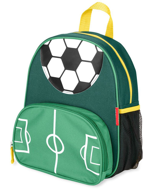 Skip Hop Spark Style Little Kid Backpack-Soccer Football-With Mesh Bottle Pocket & Adjustable Padded Shoulder Straps